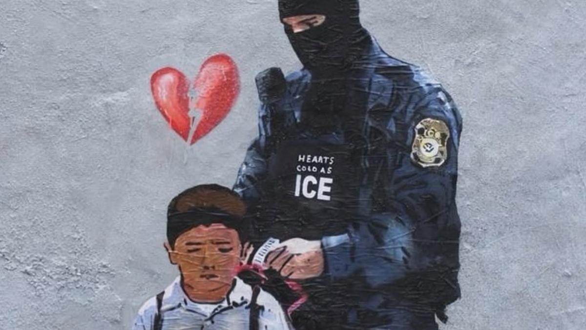 "Untitled", el nuevo mural de TvBoy en Barcelona.