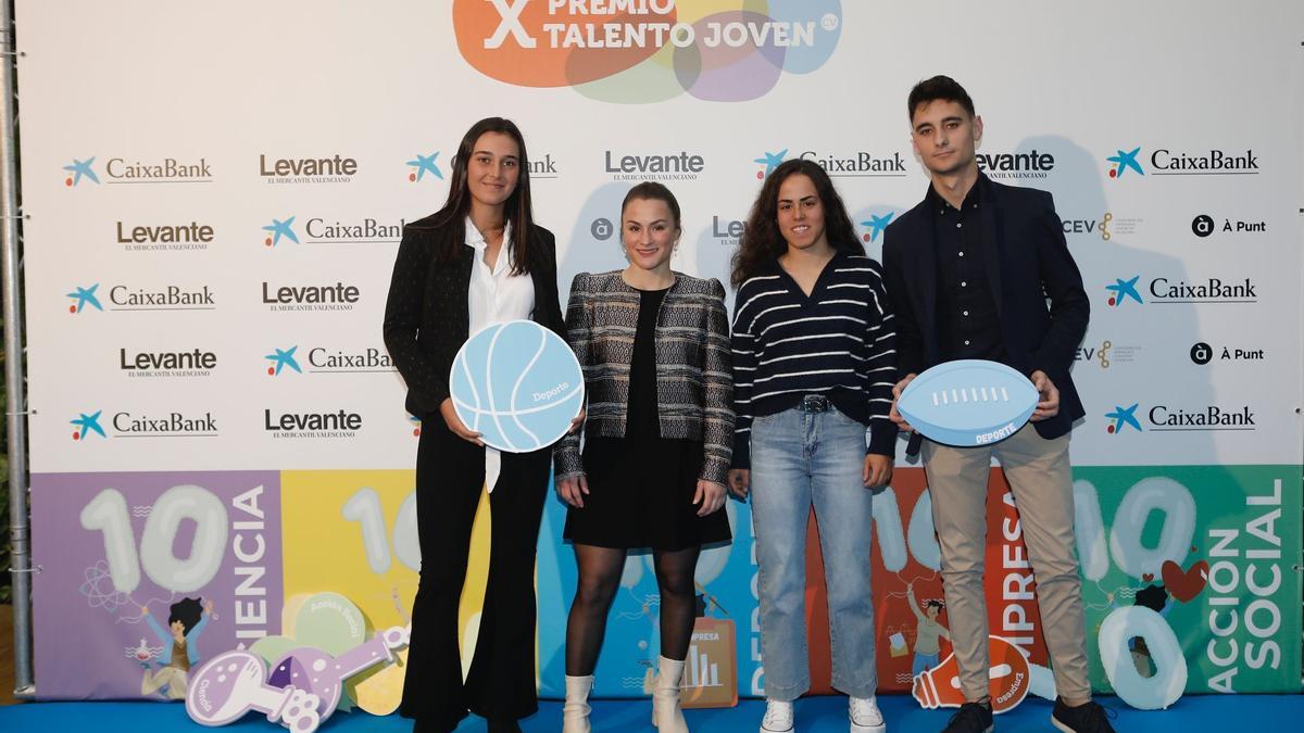 Finalistas de la última edición de los Premios Talento Joven CV.