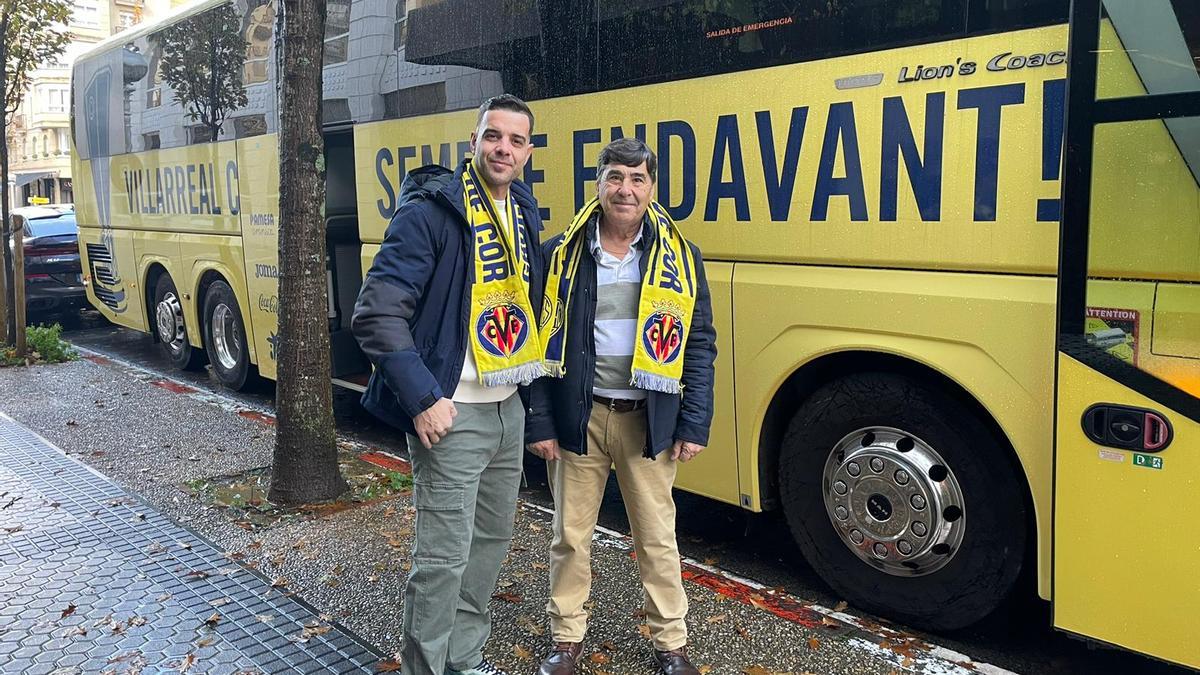 Juan Jose y su hijo Javier, en San Sebastián.