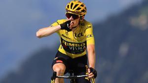 Jonas Vingegaard, con el maillot amarillo en el Tour de Francia 2023
