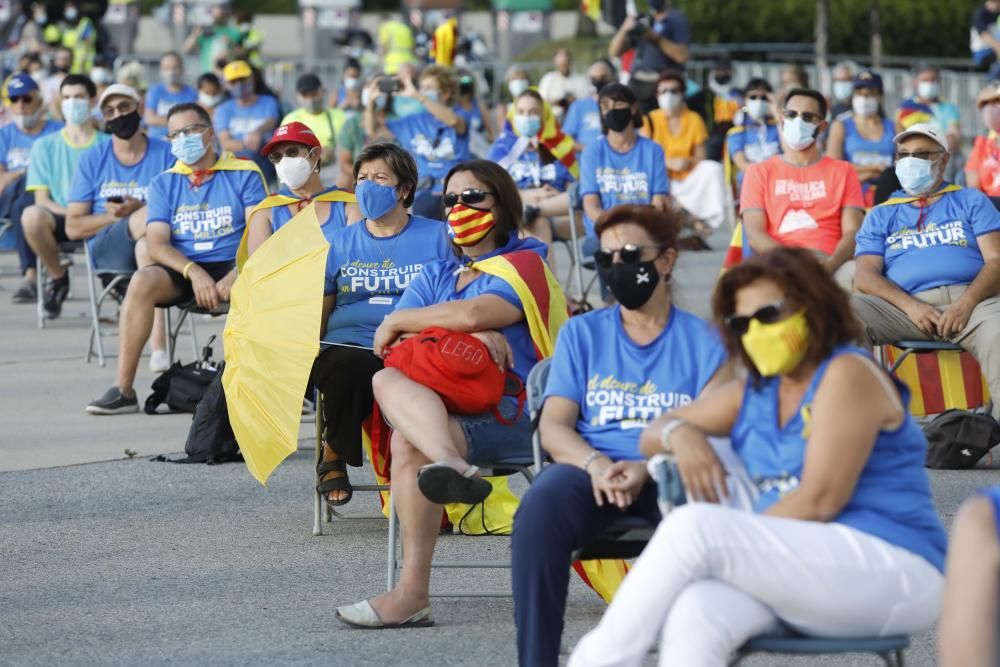 Concentració de l'ANC per la Diada a Girona