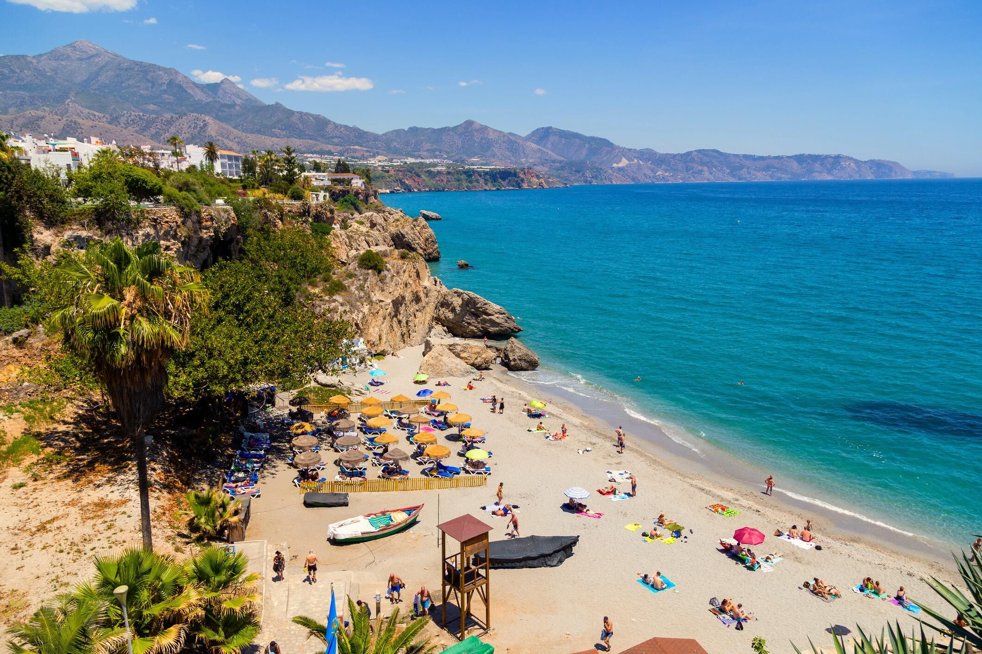 Playa de Calahonda en Nerja, España