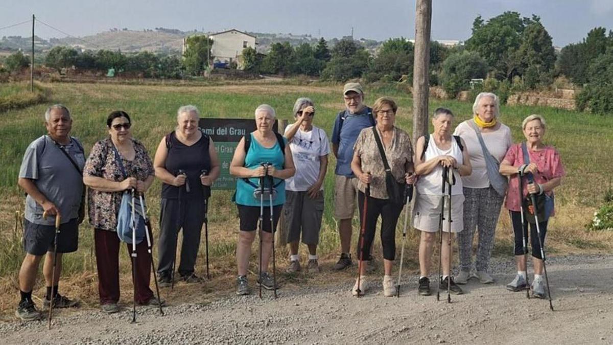 Alguns dels participants en les caminades d’anys anteriors