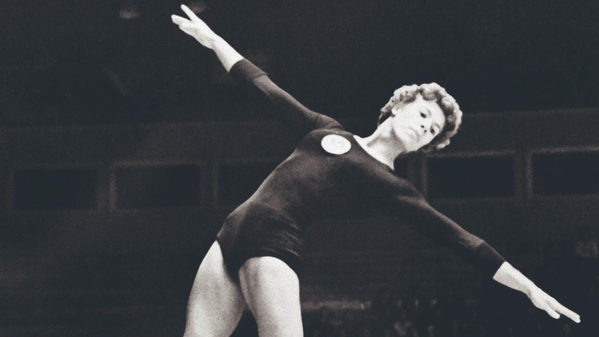 Larisa Latynina en Melbourne 1956