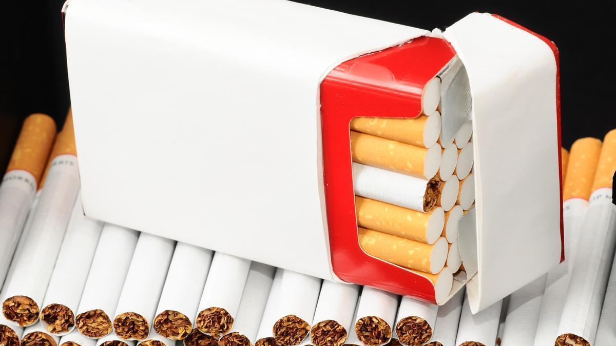 Un paquet de tabac en una imatge d'arxiu