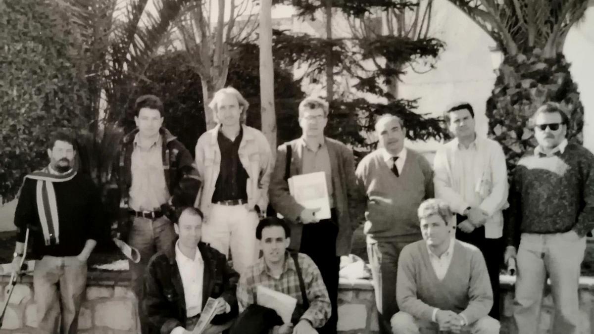 Asistentes a la reunión fundacional de la Coordinadora en Defensa de los Bosques del Turia.