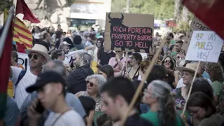 "Wir werden regelrecht vertrieben": Das sagen die Teilnehmer an der Demonstration auf Mallorca