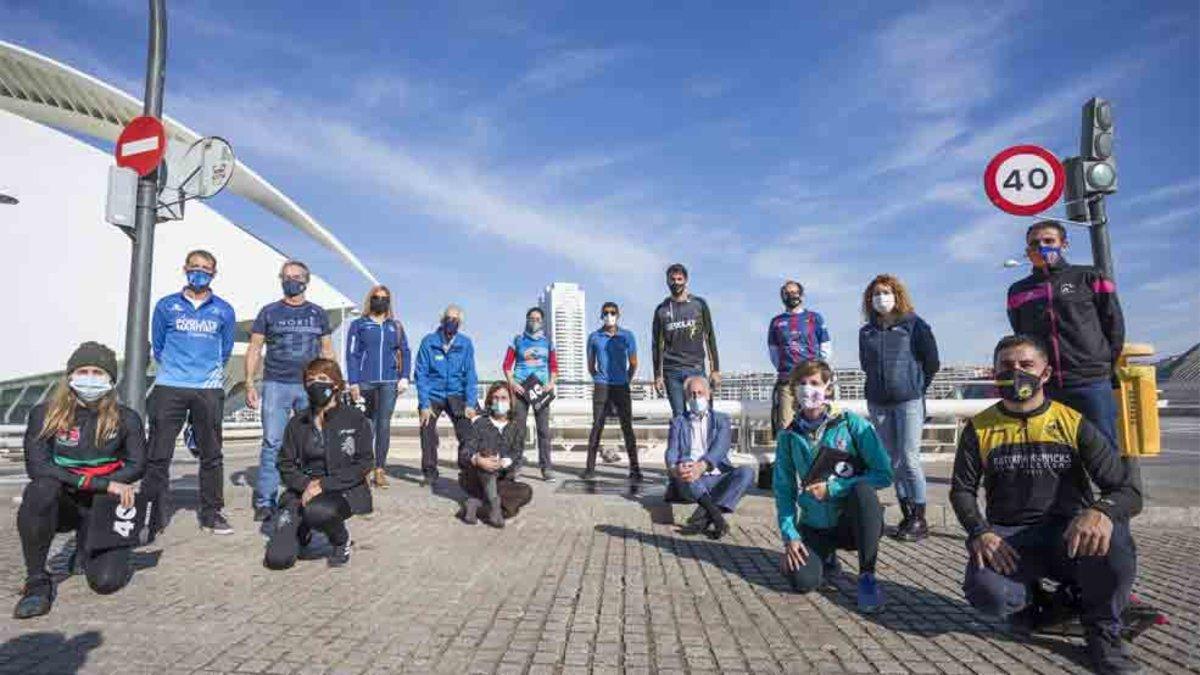 Los clubes participaron en la presentación de esta iniciativa de Maratón Valencia