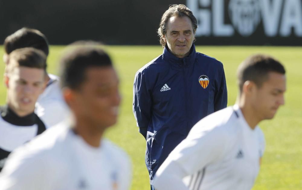 Las mejores imágenes del entrenamiento del Valencia CF