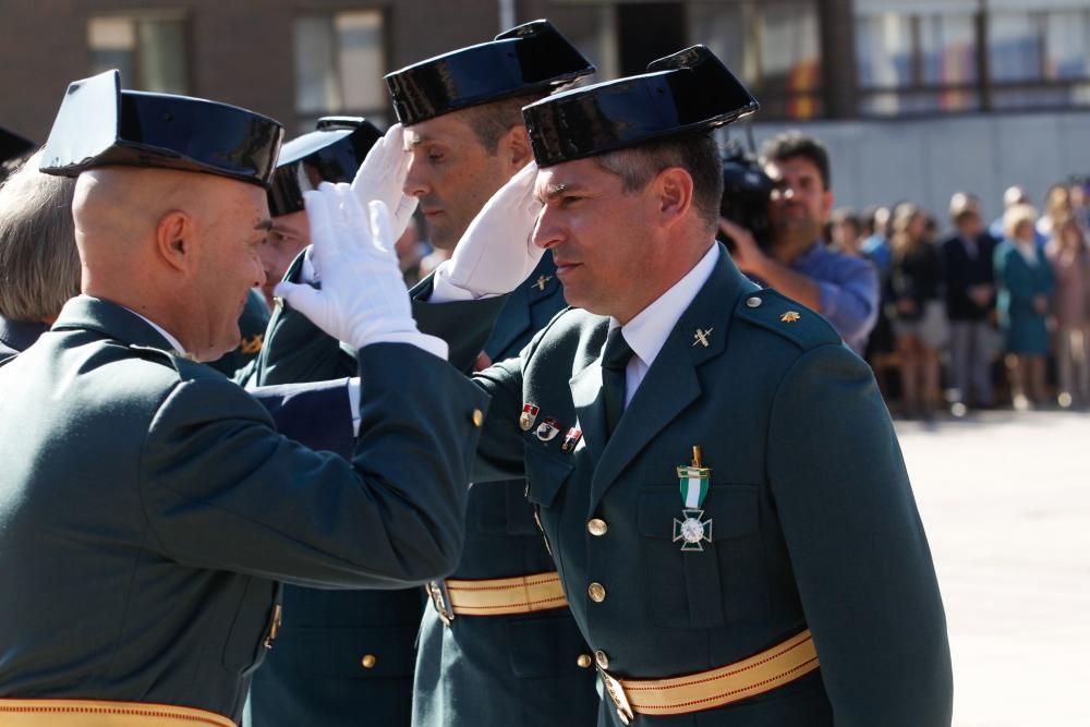 Acto del Día de la Hispanidad en el cuartel de El Rubín, en Oviedo