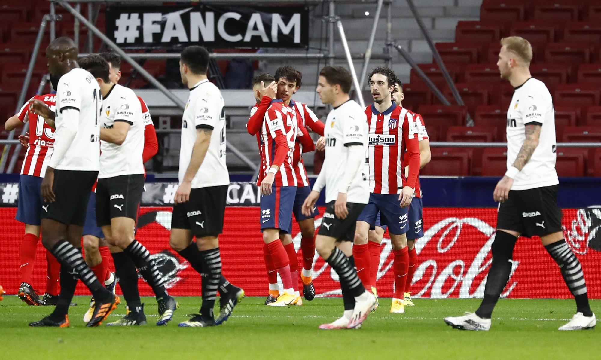 Las imágenes del Atlético de Madrid - Valencia CF