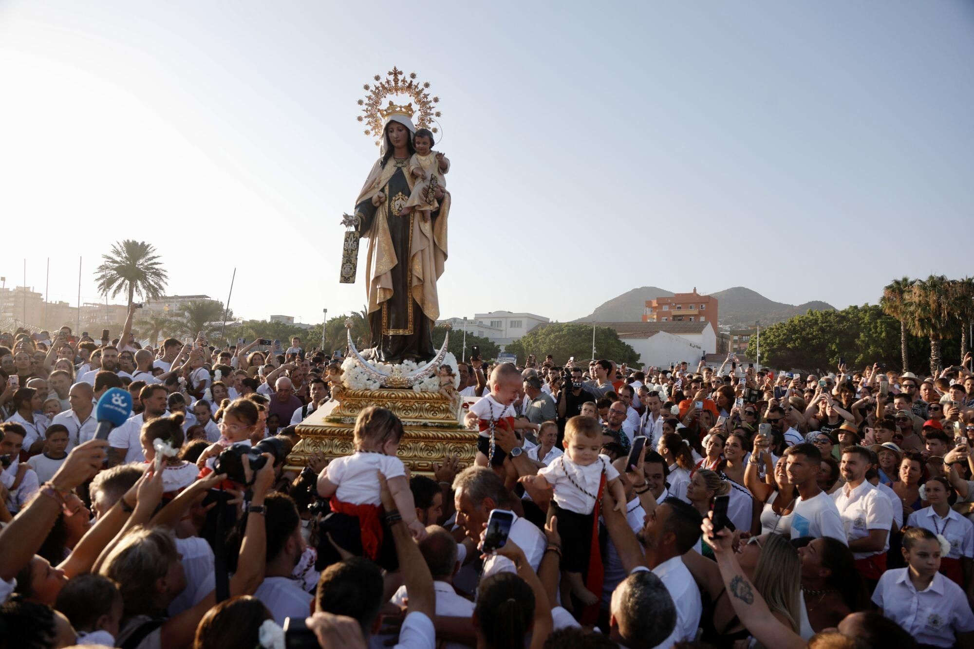 Procesión de la Virgen del Carmen de la barriada de El Palo
