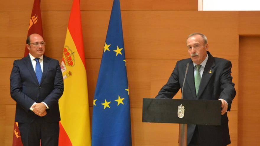 Antonio Gómez Fayrén ha tomado hoy posesión de la presidencia del Consejo Jurídico de la Región de Murcia en un acto presidido por Pedro Antonio Sánchez.