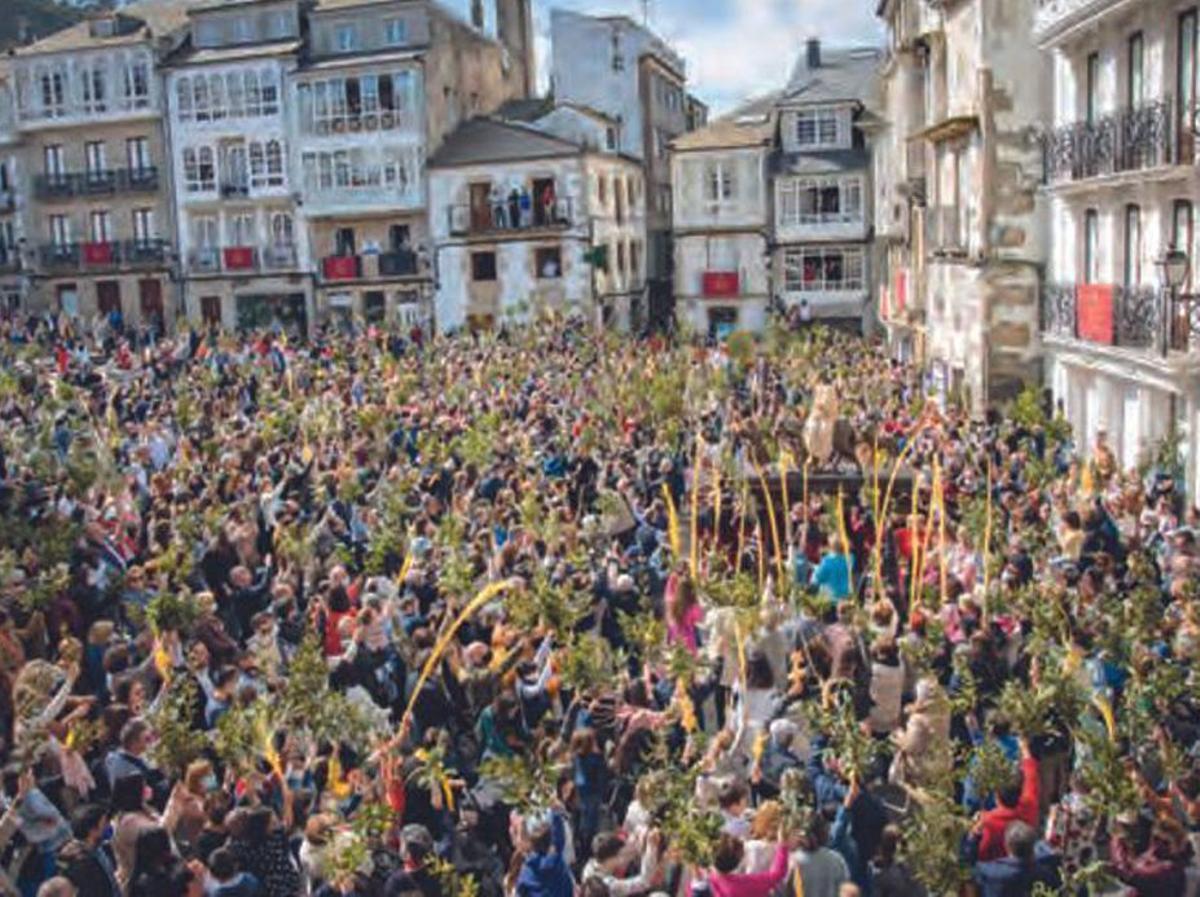 Procesión da Entrada Triunfal de Xesús en Xerusalén en Viveiro no 2023