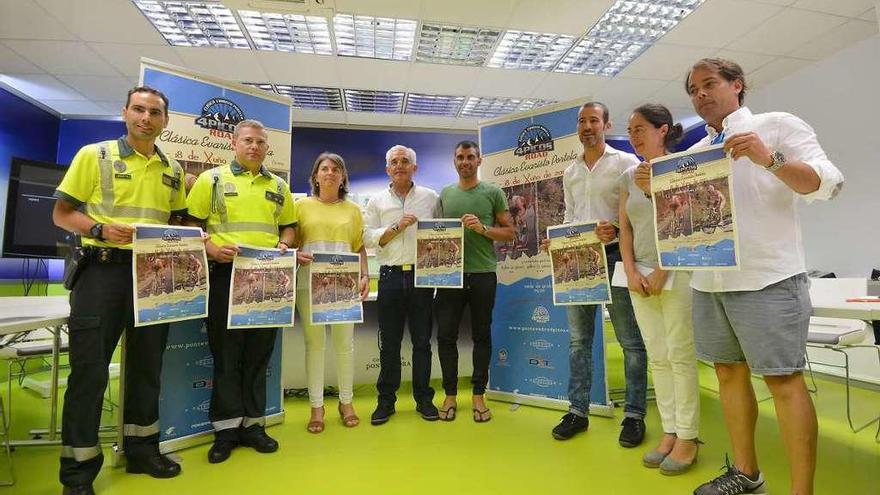 Un momento de la presentación de la prueba cicloturística del domingo. // Gustavo Santos