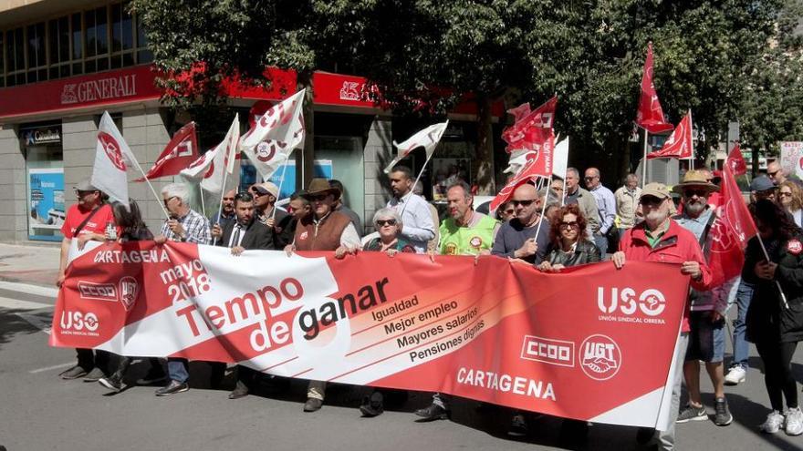 Manifestación 1 de mayo en Cartagena