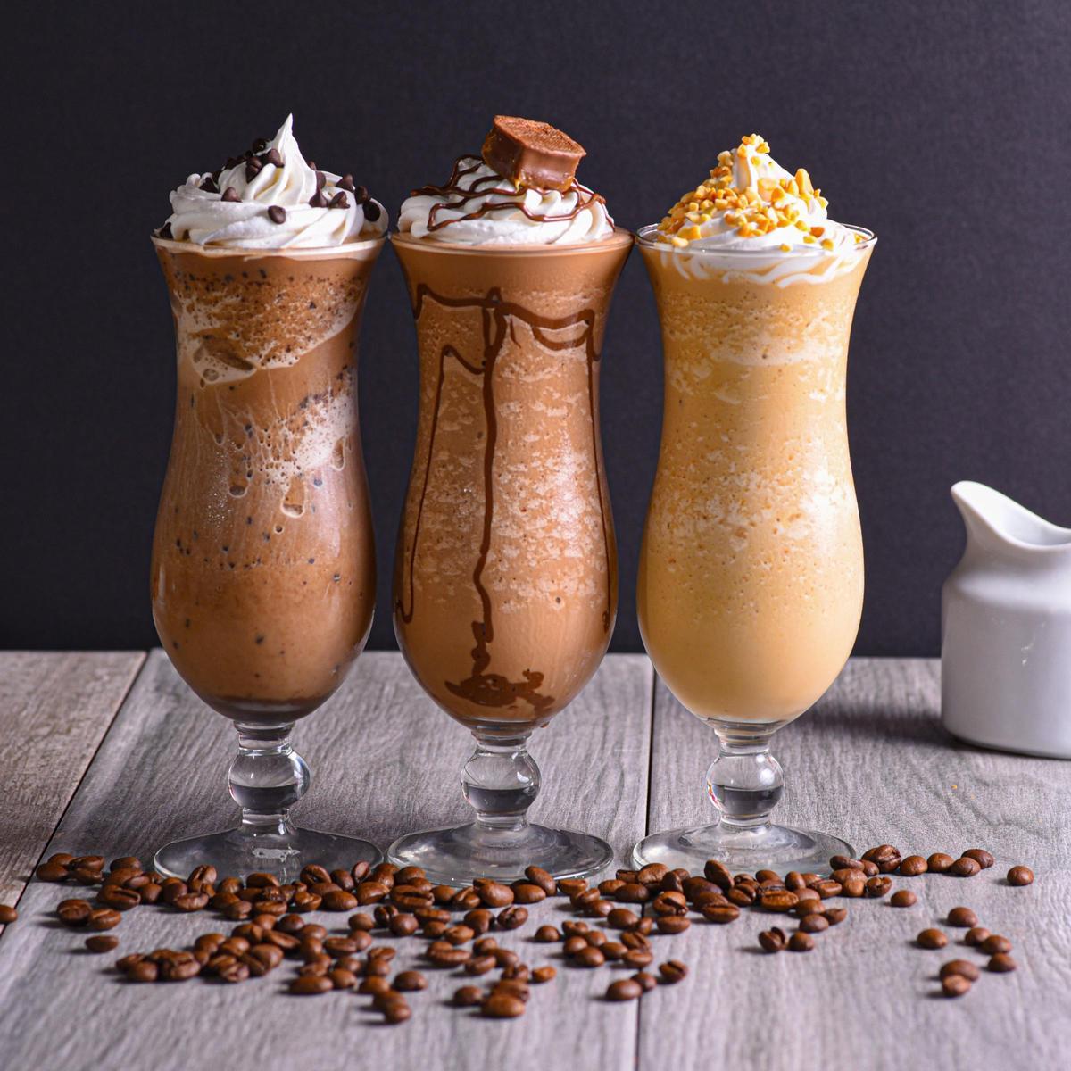 Frappucinos de diferentes sabores