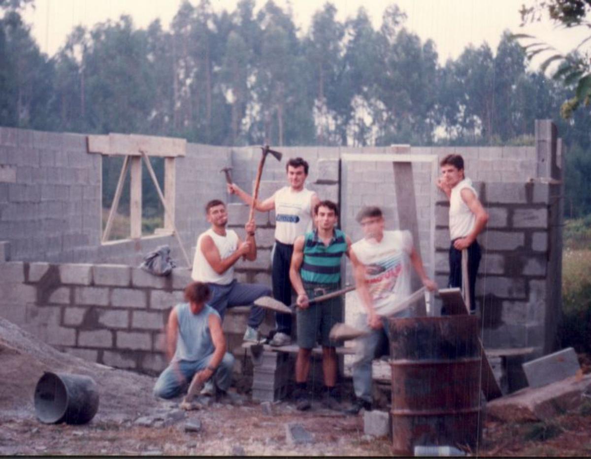 Construcción de la nueva Casa Vieja. | Cedida