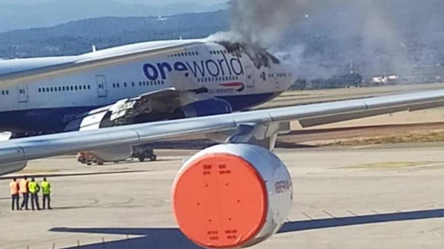 VÍDEO | Una chispa pudo provocar el incendio de un avión en el Aeropuerto de Castellón