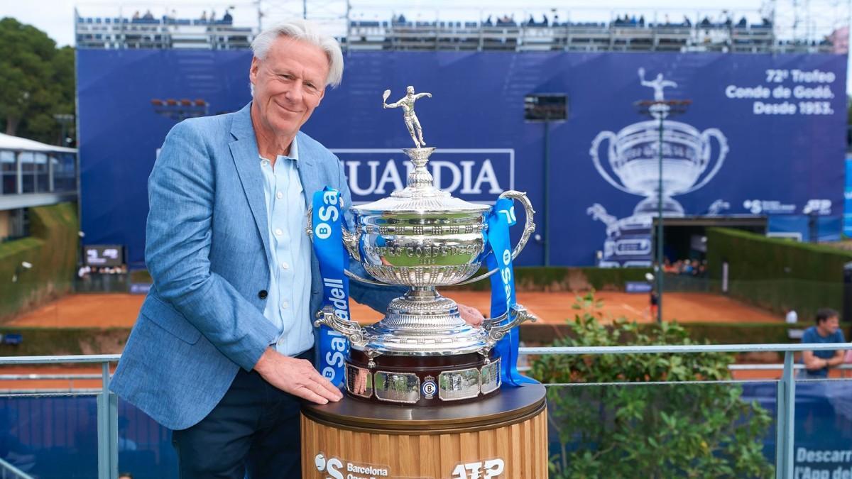 Bjorn Borg, en su estancia en Barcelona