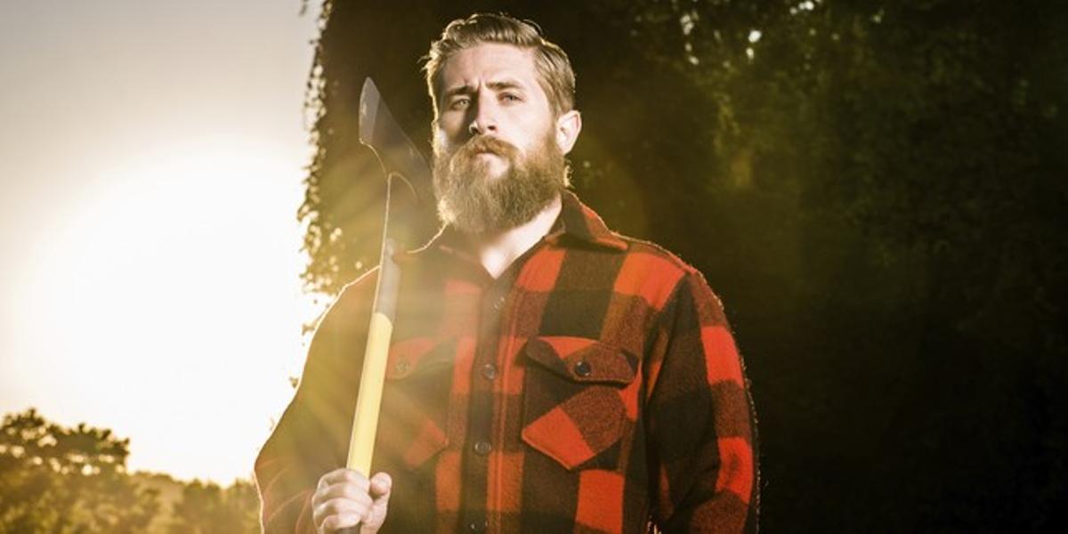 Un exemple d’estil ’lumbersexual’.