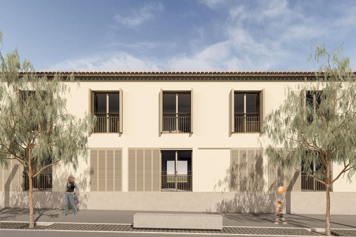 FOTOS | Primera piedra para construir 10 viviendas públicas en Sencelles FOTOS | Primera piedra para construir 10 viviendas públicas en Sencelles