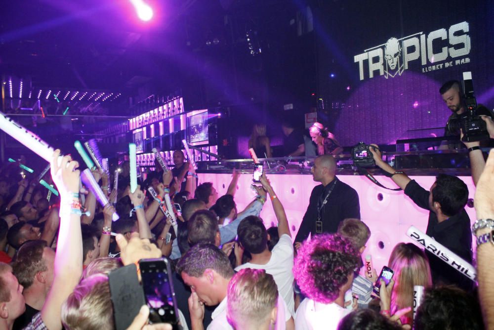 Paris Hilton triomfa a Lloret