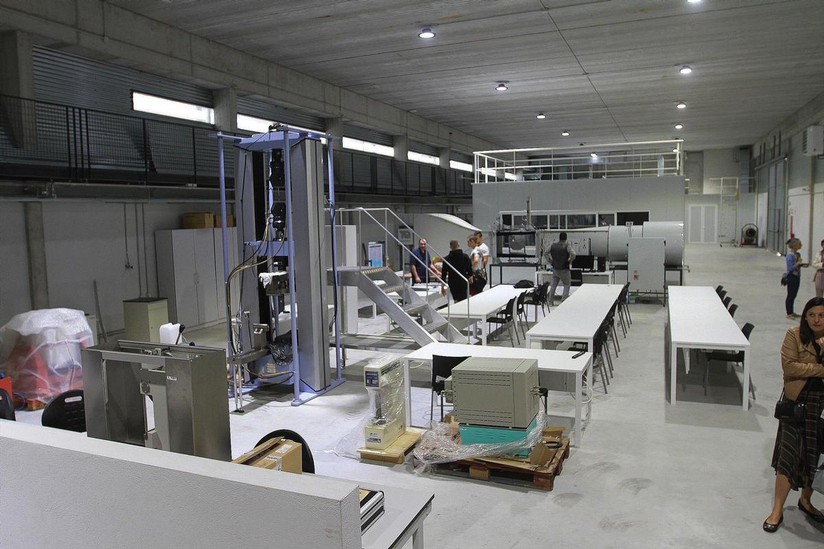 Un laboratorio del campus de Ourense, en una imagen de archivo.