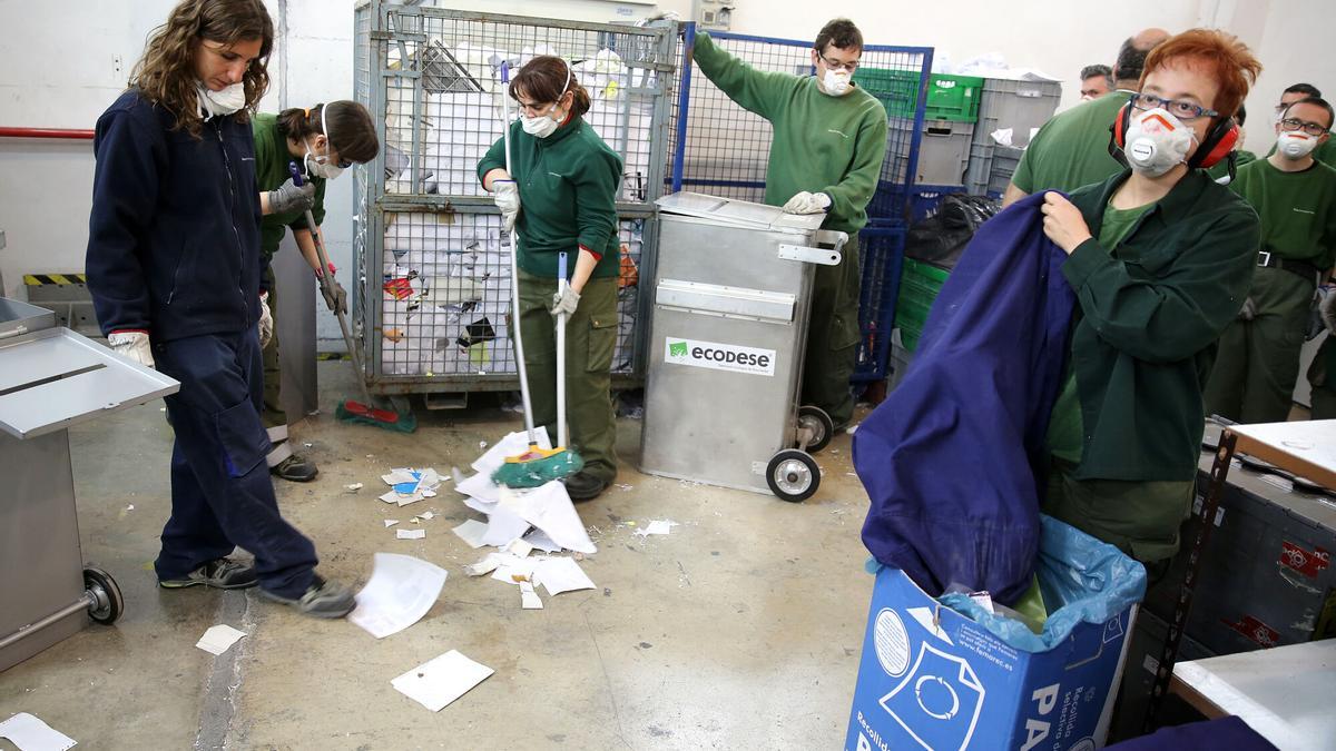 Un Centro especial de trabajo (CET) de insercion laboral para personas discapacitadas