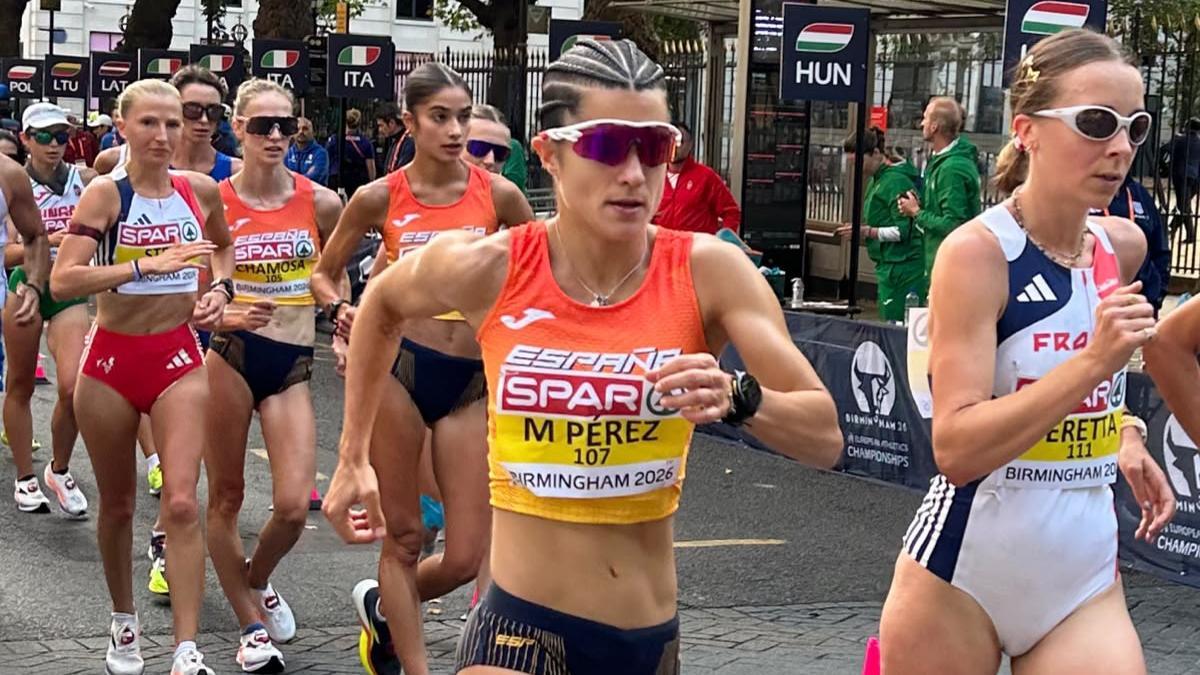 María Pérez, en los primeros compases de la prueba