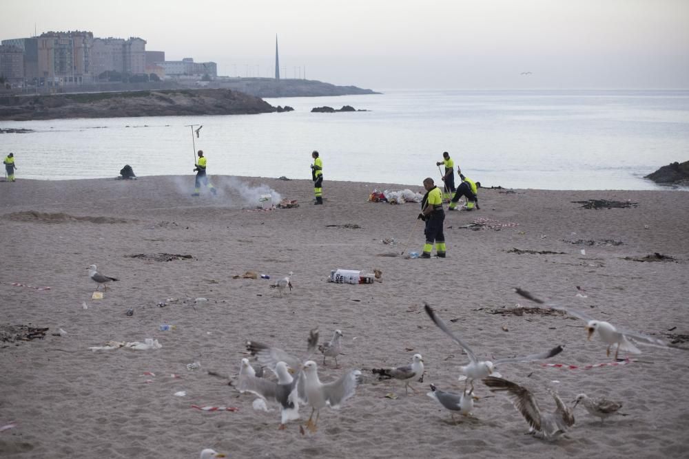San Juan A Coruña 2019 | Día de resaca y limpieza