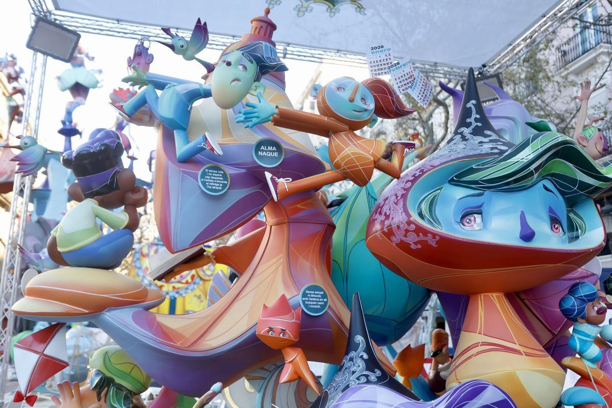 Una falla con Alma: el monumento con el que Exposición-Micer Mascó quiere alcanzar la gloria en Infantil