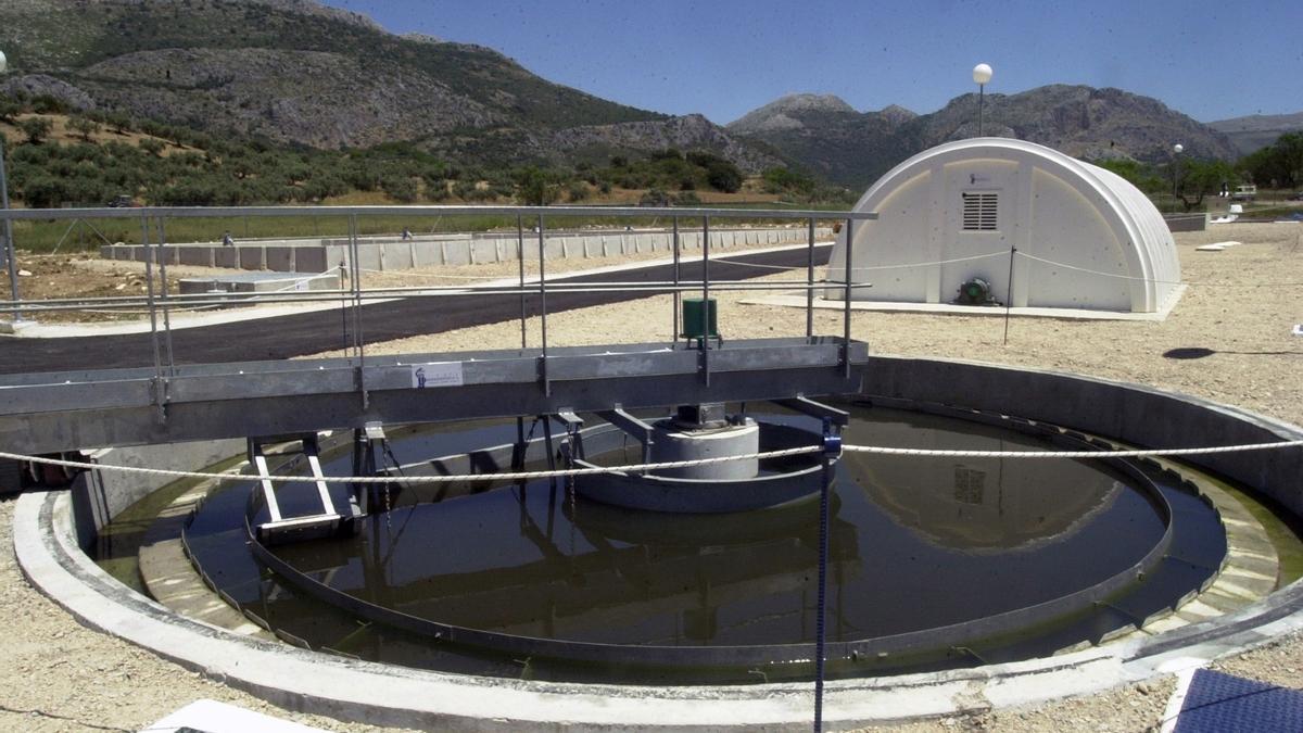 Una estación de aguas residuales de la provincia.