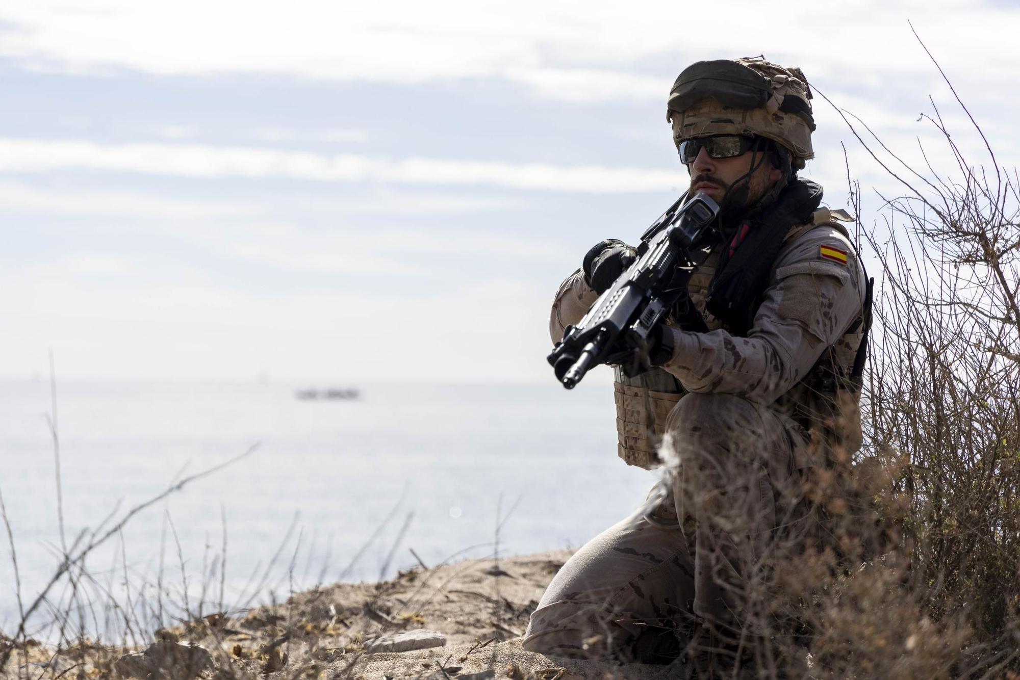 FOTOS: El Ejército de la OTAN se entrena en aguas de Cartagena
