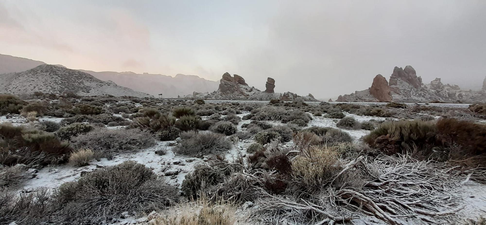 Las imágenes de la nevada en Tenerife