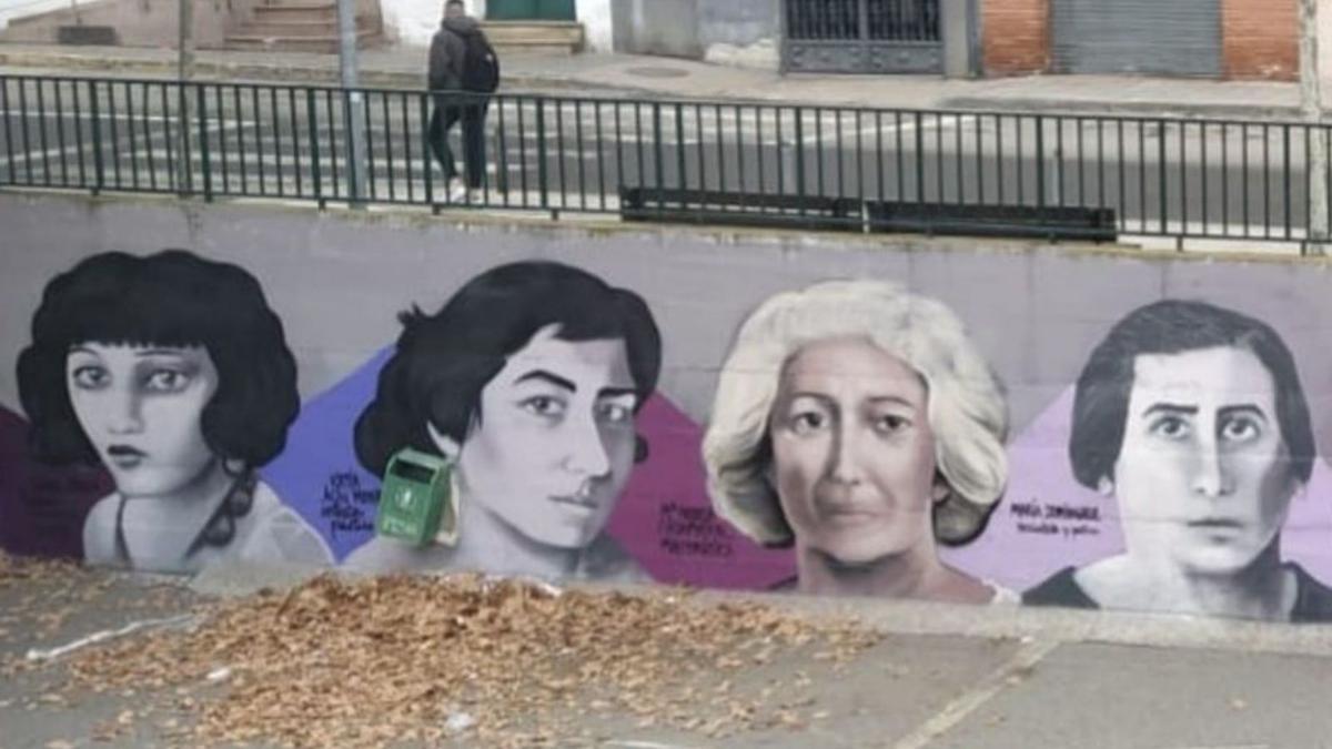 Raquel Meller, Katia Acín, María Andresa Casamayor y María Domínguez. | SERVICIO ESPECIAL