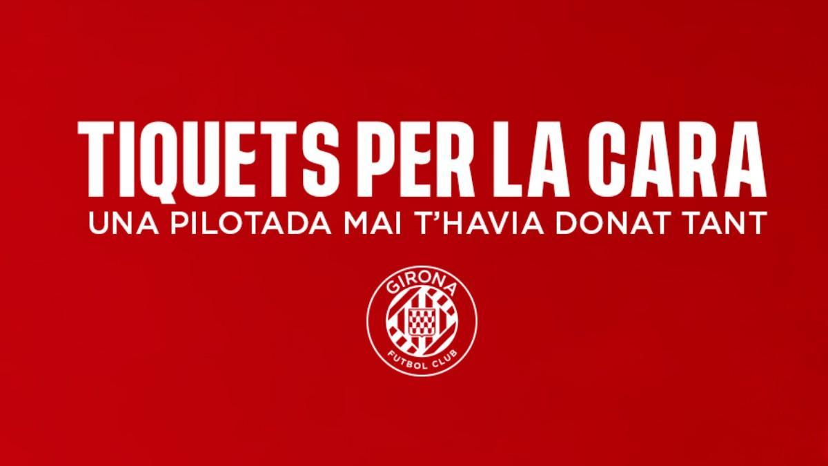 La original campaña del Girona