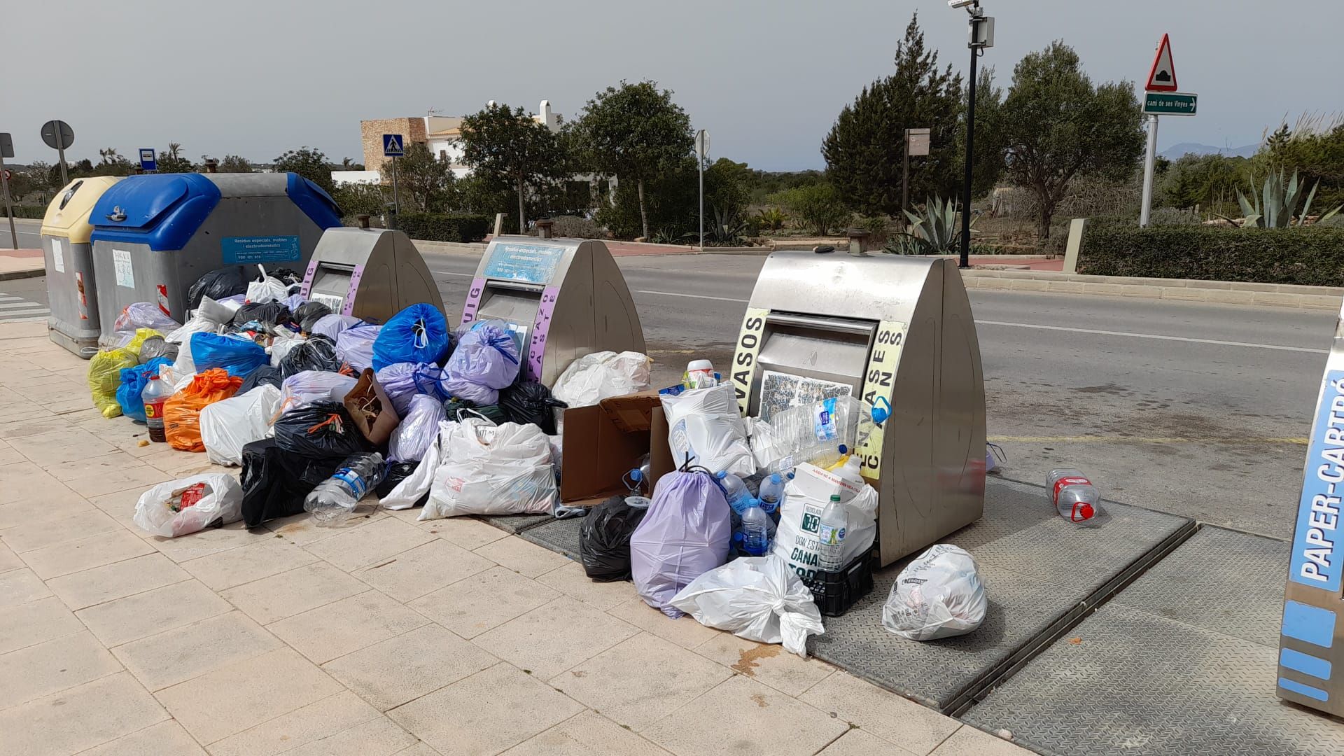 Galería de imágenes: Huelga de basureros en Formentera