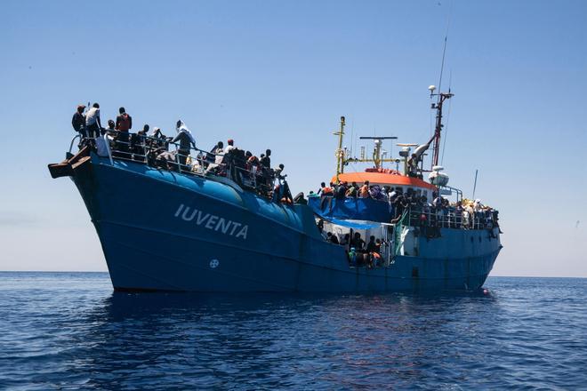 El barco de rescates Iuventa.