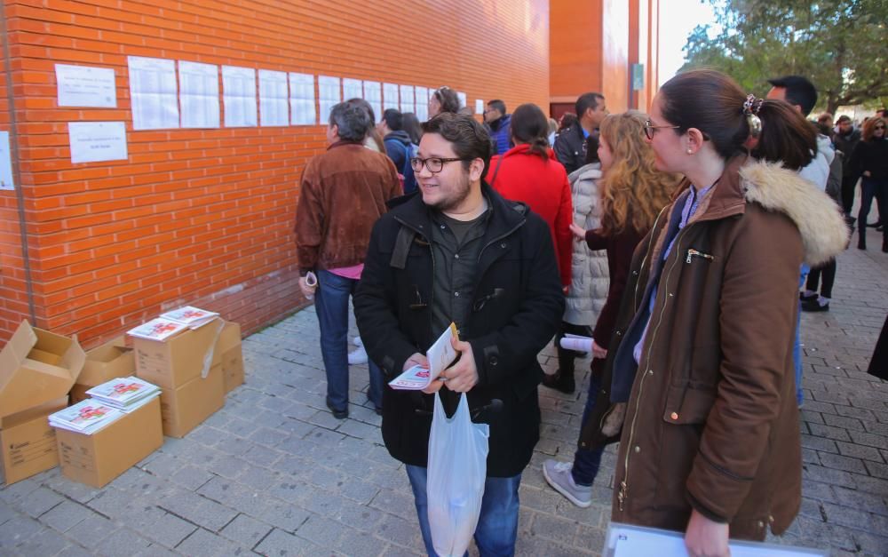 Examen de MIR y otras especialidades en Valencia