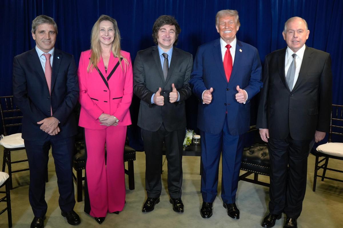 Milei mantiene su primera reunión oficial con Trump y le agradece su respaldo electoral