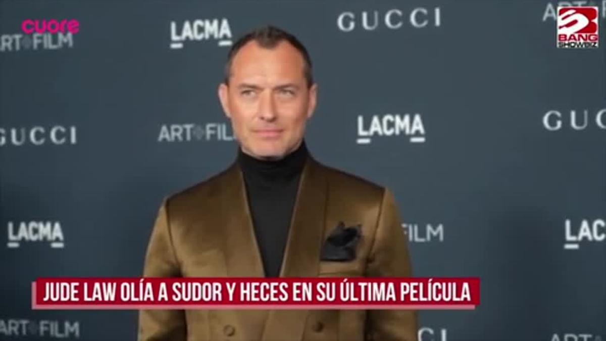 Por qué Jude Law huele a heces y sudor