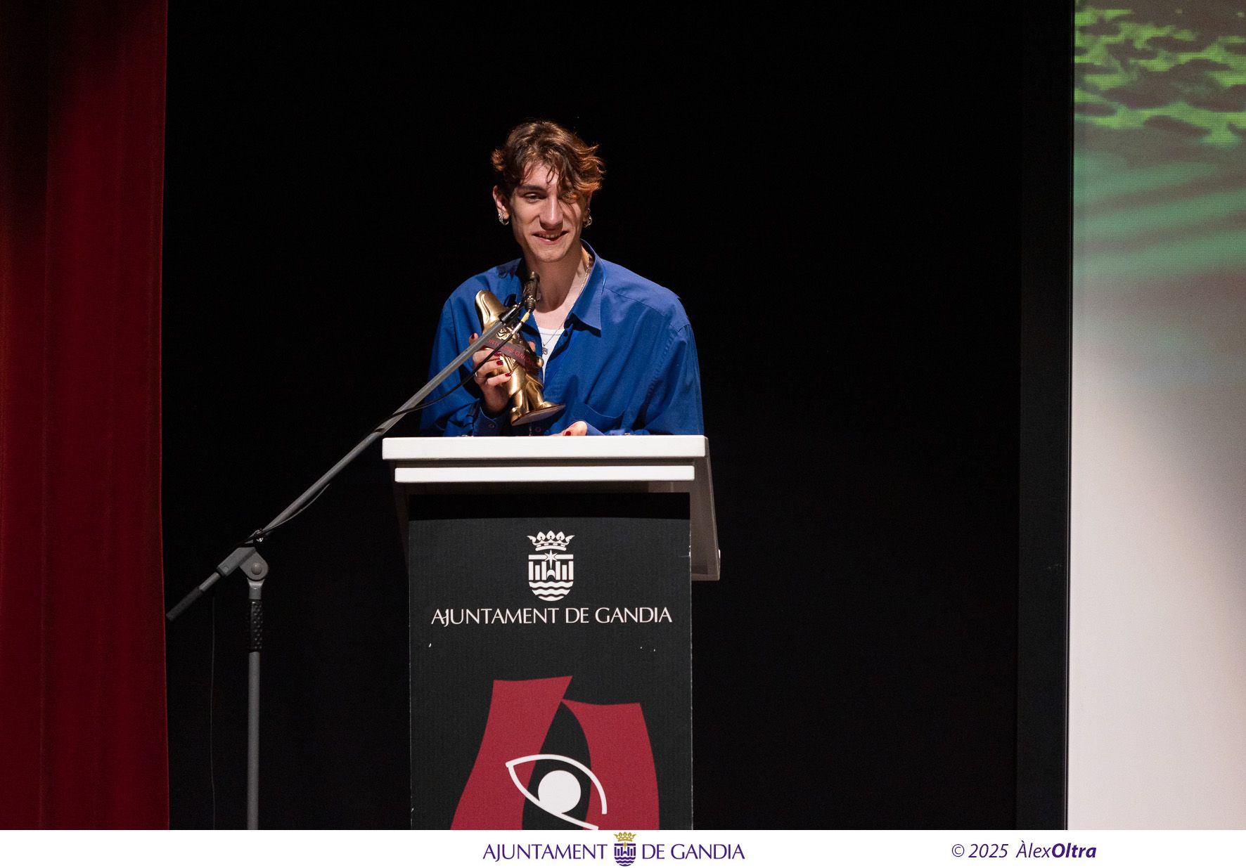 La gala de entrega de premios del Festival Cortoons de Gandia