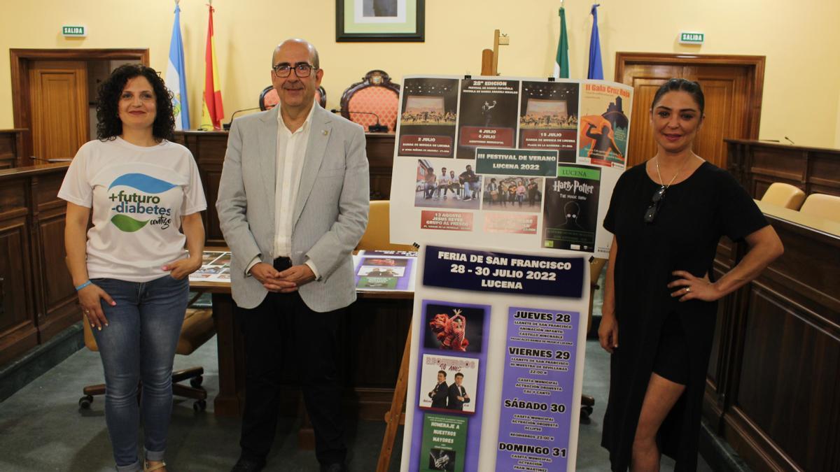 María del Mar Reyes, José Pedro Moreno y Araceli Hidalgo.