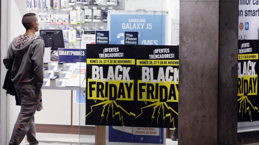 Un cartell del Black Friday de 2016.
