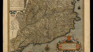 Vrients, Jan Baptist. Cataloniae Principatus novissima et accurata descriptio. 1608. (Mapa del Principat de Catalunya de 1608, obra de Jan Baptist Vrients, que es pot consultar a la plataforma Catalònica).