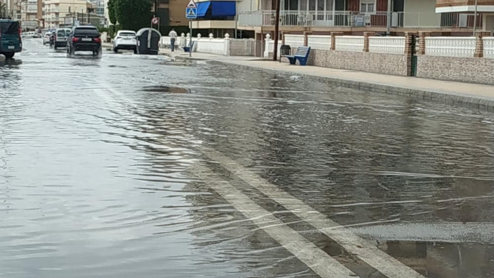 Lluvia e inundaciones en Santa Pola