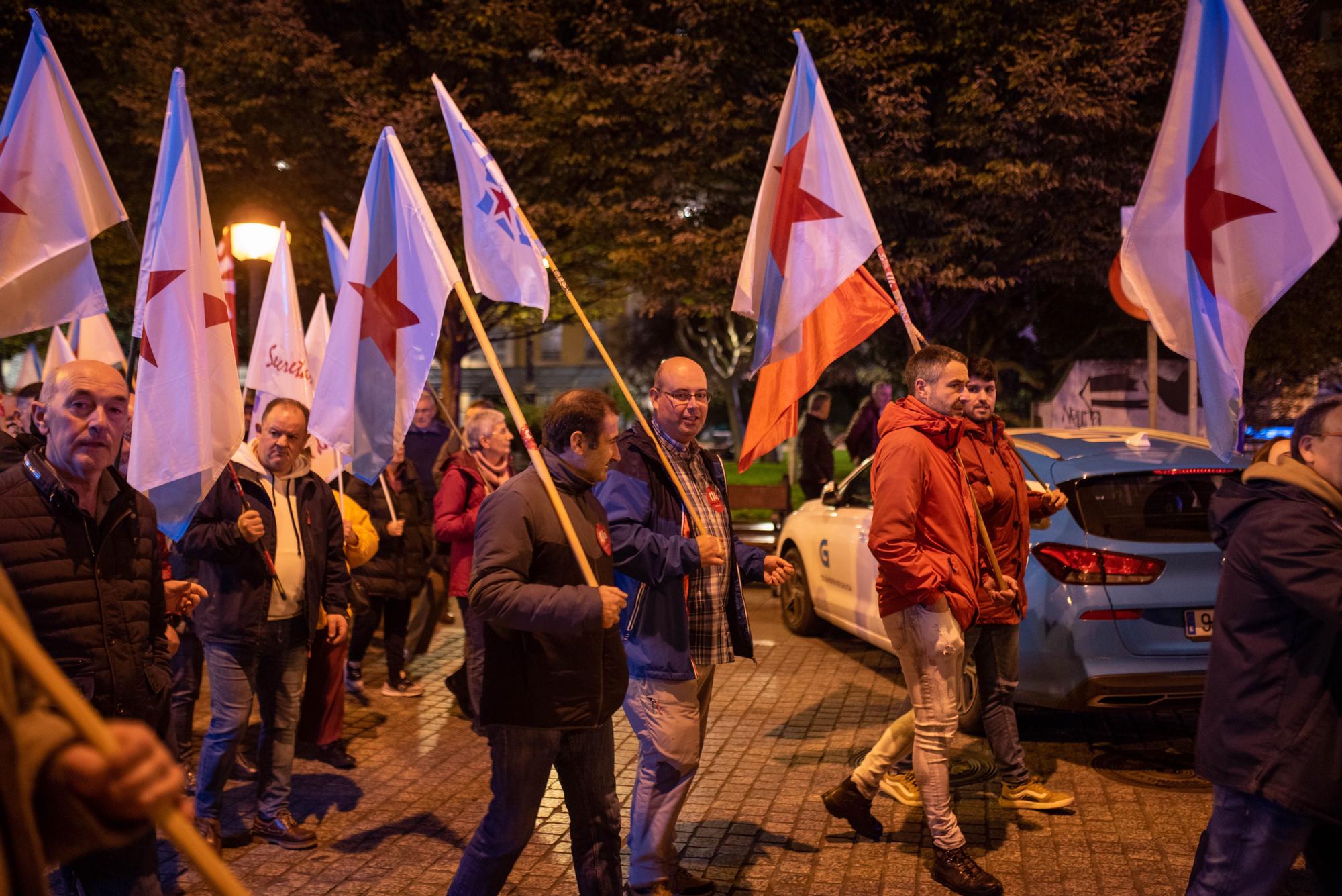 Protesta en A Coruña contra el aumento de la pobreza