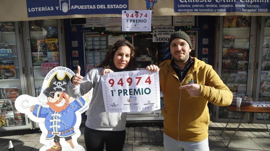 El gordo de la Lotería del Niño deja un pellizco en Córdoba