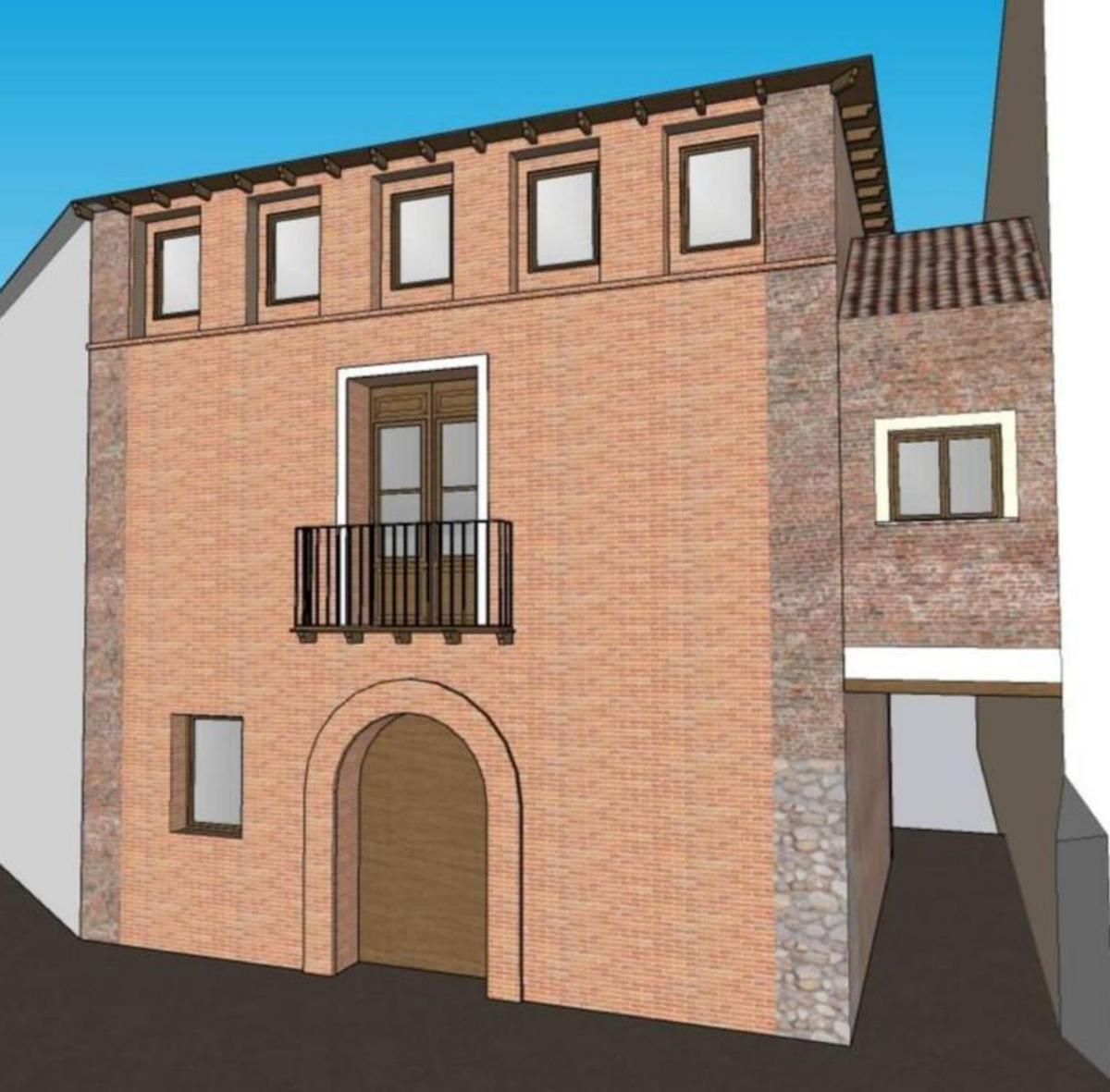 Recreación de la fachada del nuevo edificio.  | SERVICIO ESPECIAL